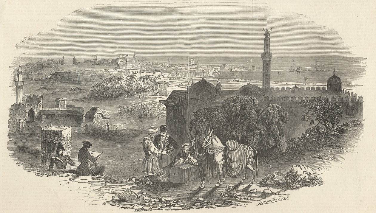 Ausländische Kornhäfen, Alexandria, aus 