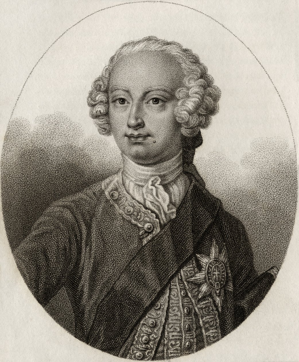 Friedrich, Prinz von Wales, graviert von Gerimia, aus 
