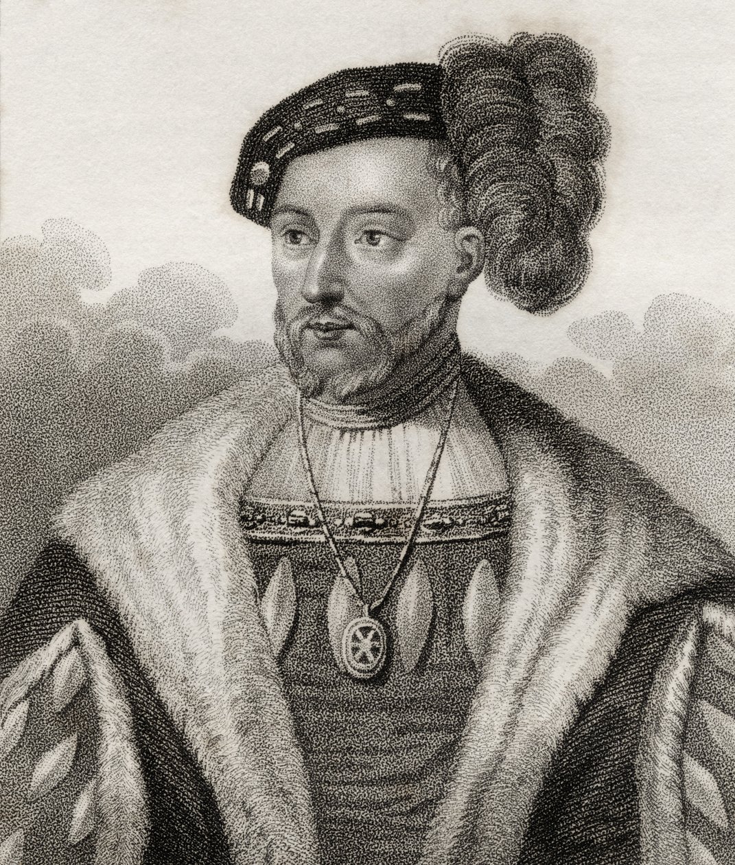 James V., König von Schottland, Illustration aus 