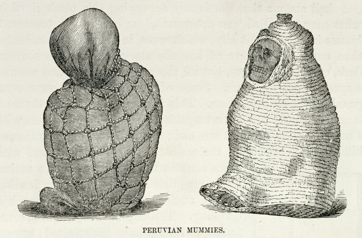 Peruanische Mumien, aus 