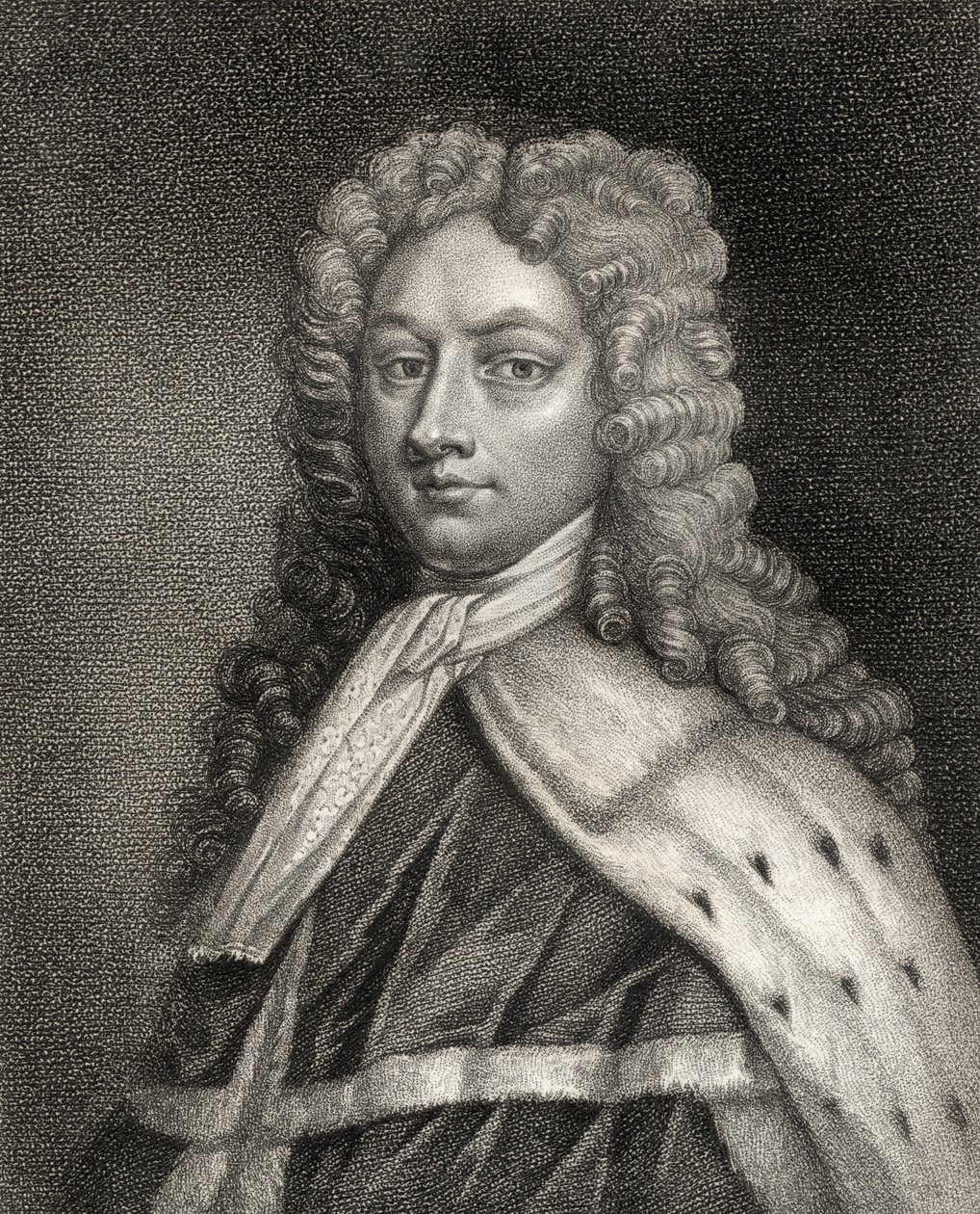 Philip Wharton, graviert von Geremia, Illustration aus 