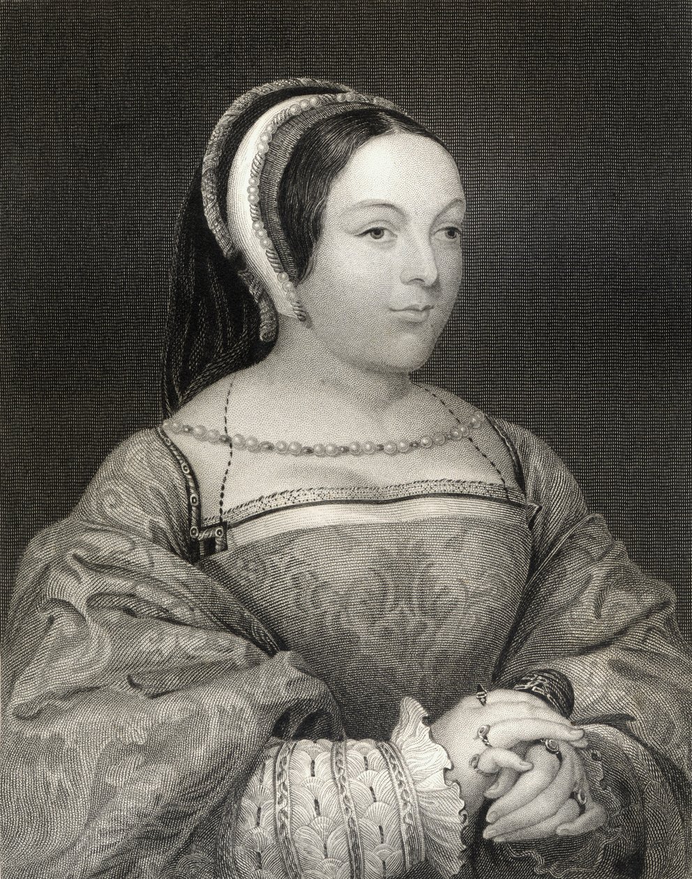 Porträt von Margaret Tudor (1489-1541), Königin von Schottland, aus 