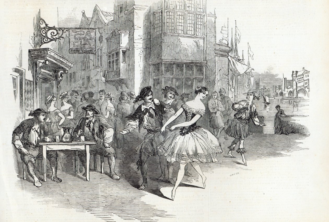 Szene aus dem neuen Ballett 