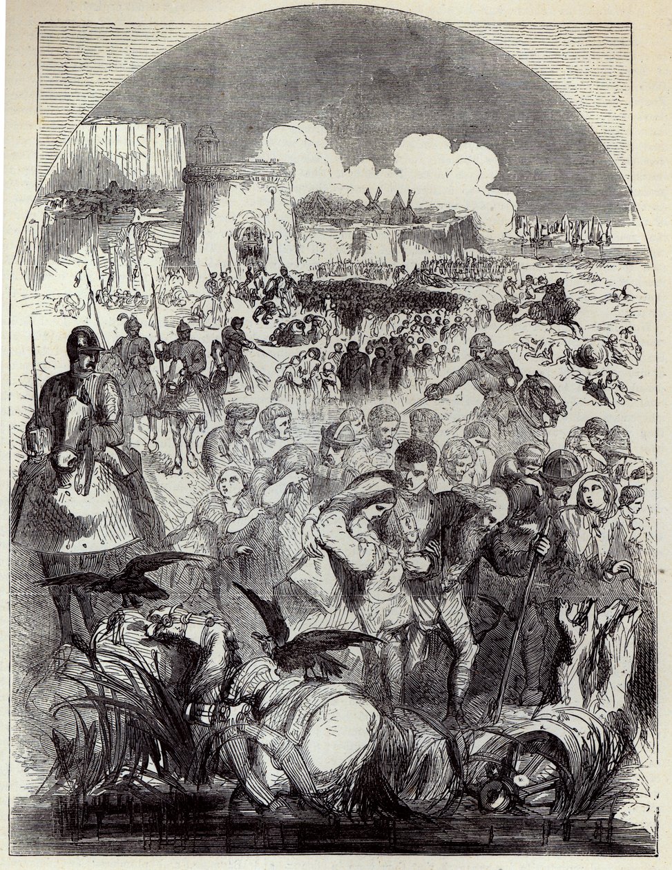 Belagerung von Calais: Abreise der Bürger von English School