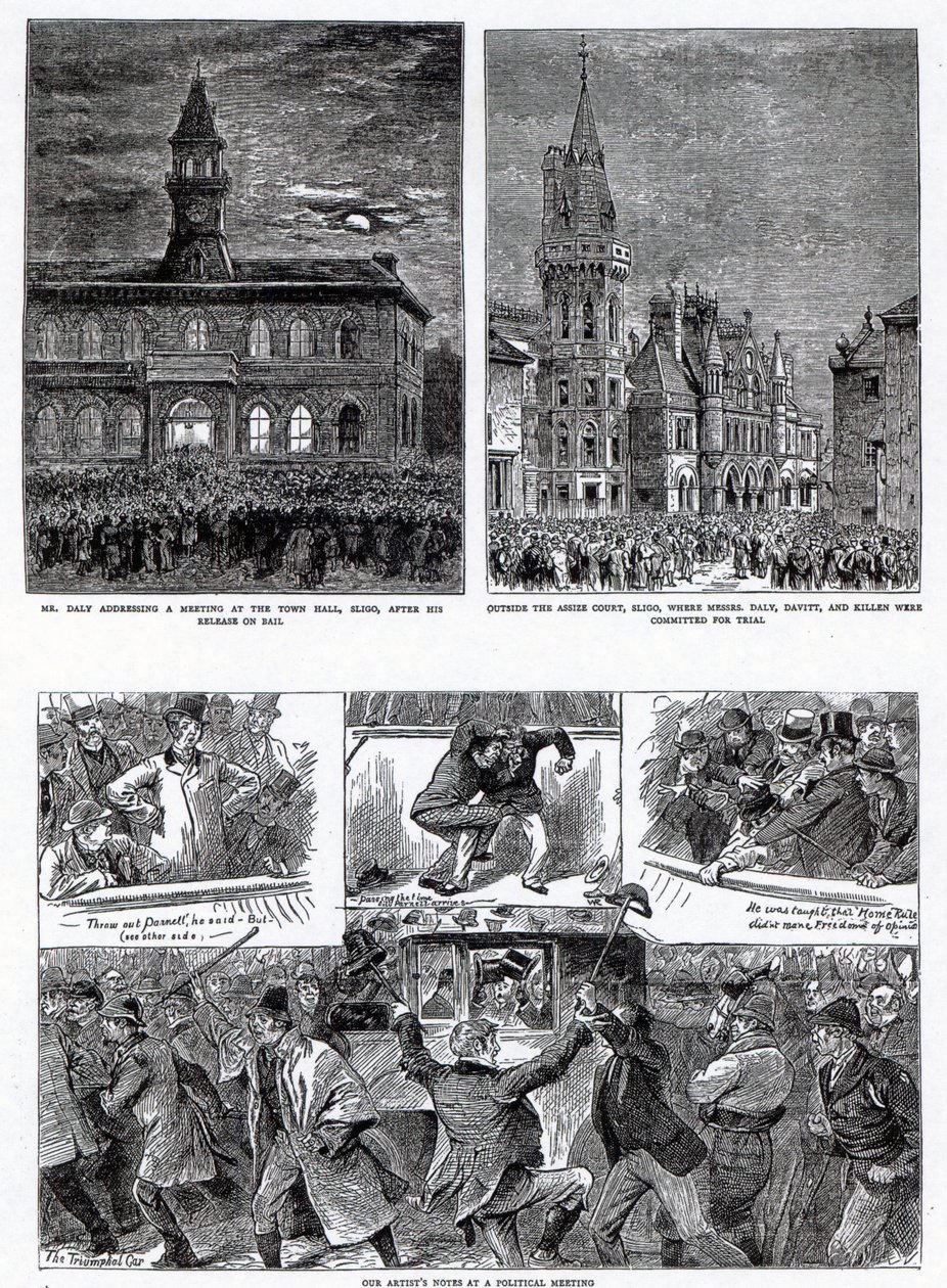 Die Agitation in Irland, Illustrationen aus 