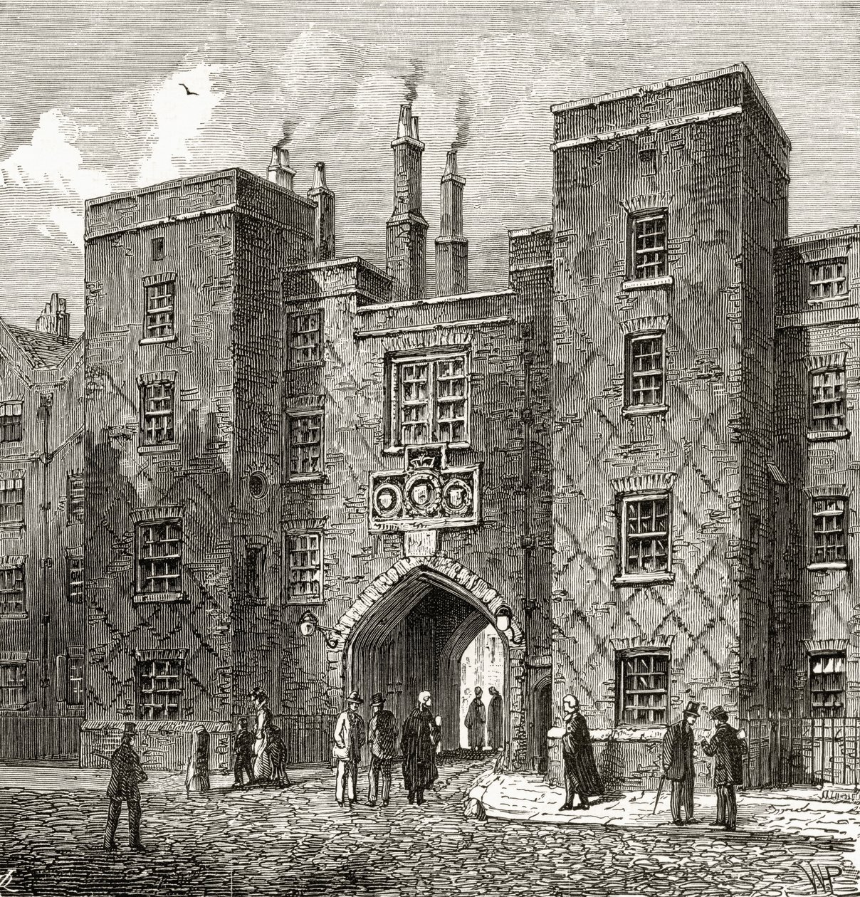 Das Chancery Lane Tor von Lincoln