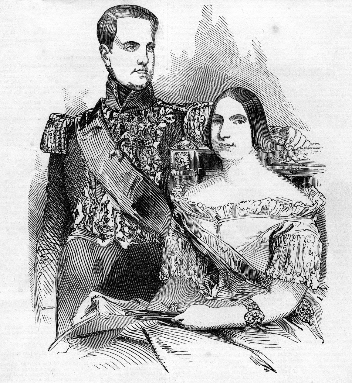 Der Kaiser und die Kaiserin von Brasilien von English School