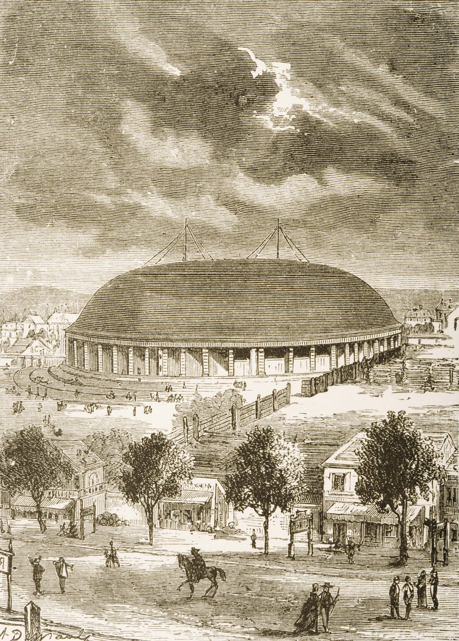 Das Mormonentabernakel, ca. 1870, aus 