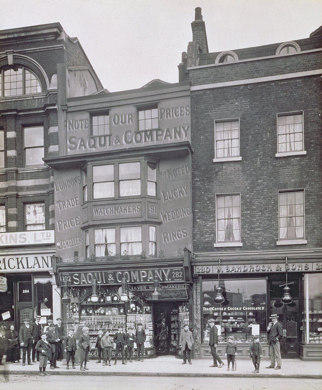 Bishopsgate, aus Historic London Buildings von Alfred und John Bool und Henry Dixon von English Photographer