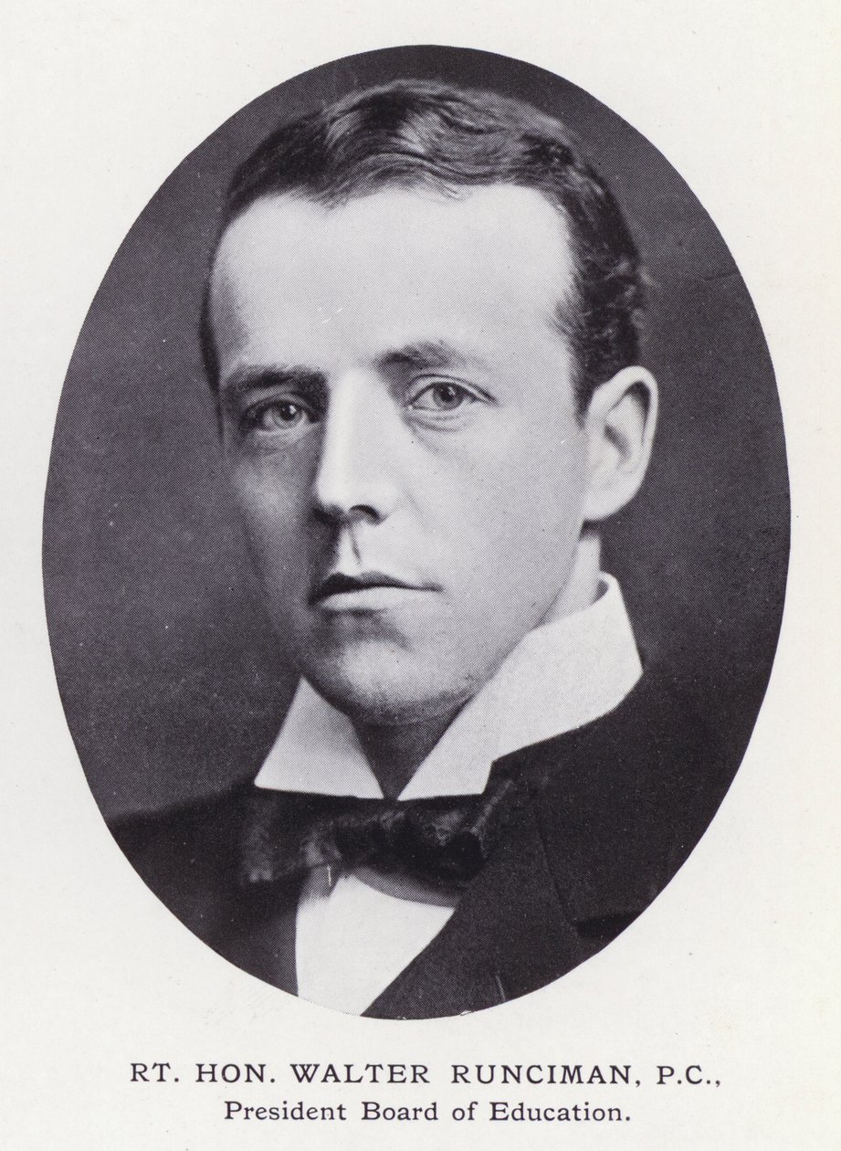 Prominente Männer von London: Rt Hon Walter Runciman von English Photographer