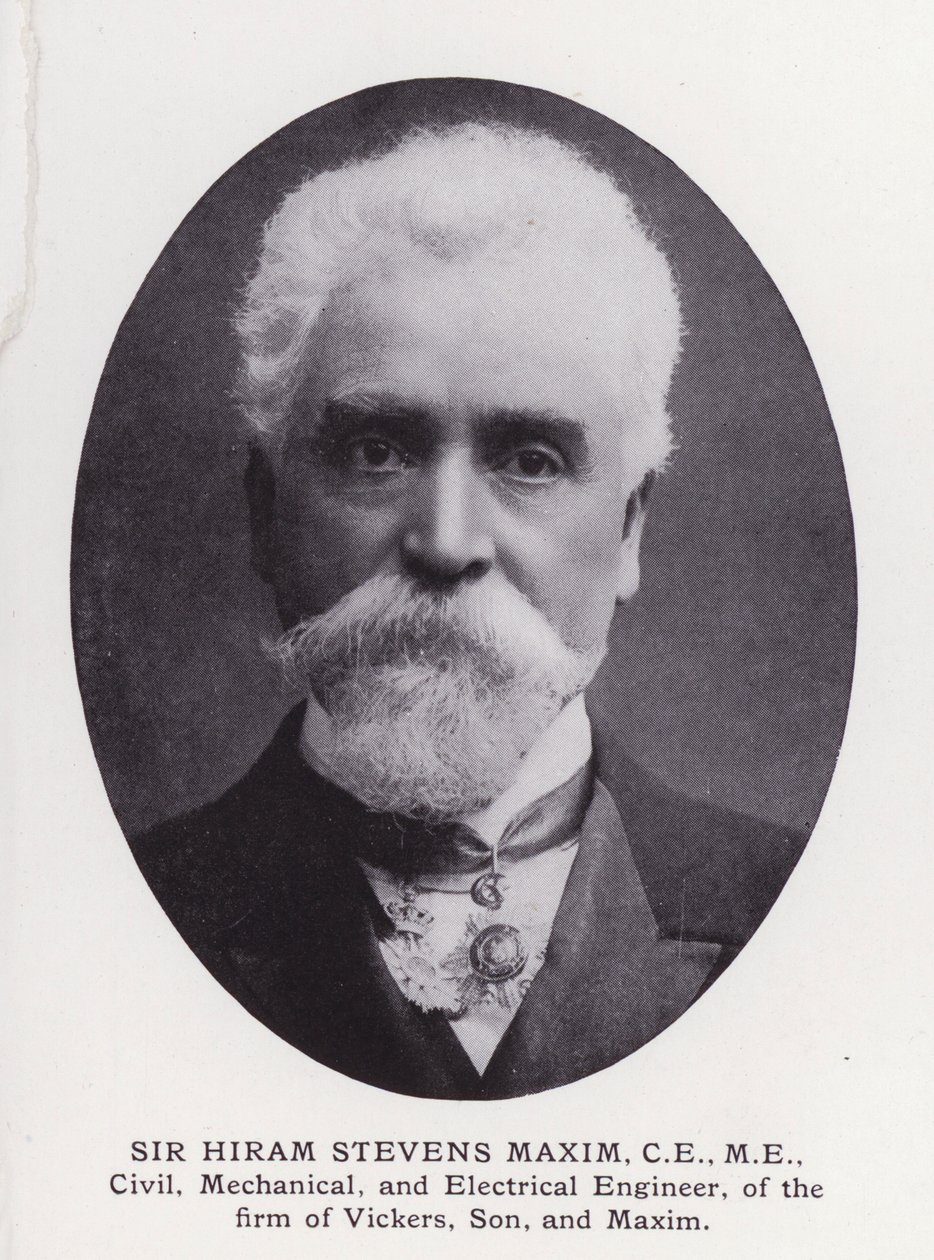 Prominente Männer von London: Sir Hiram Stevens Maxim von English Photographer