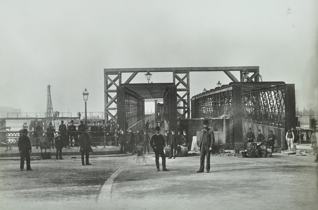 Ansicht der Woolwich Ferry, 1889 von English Photographer