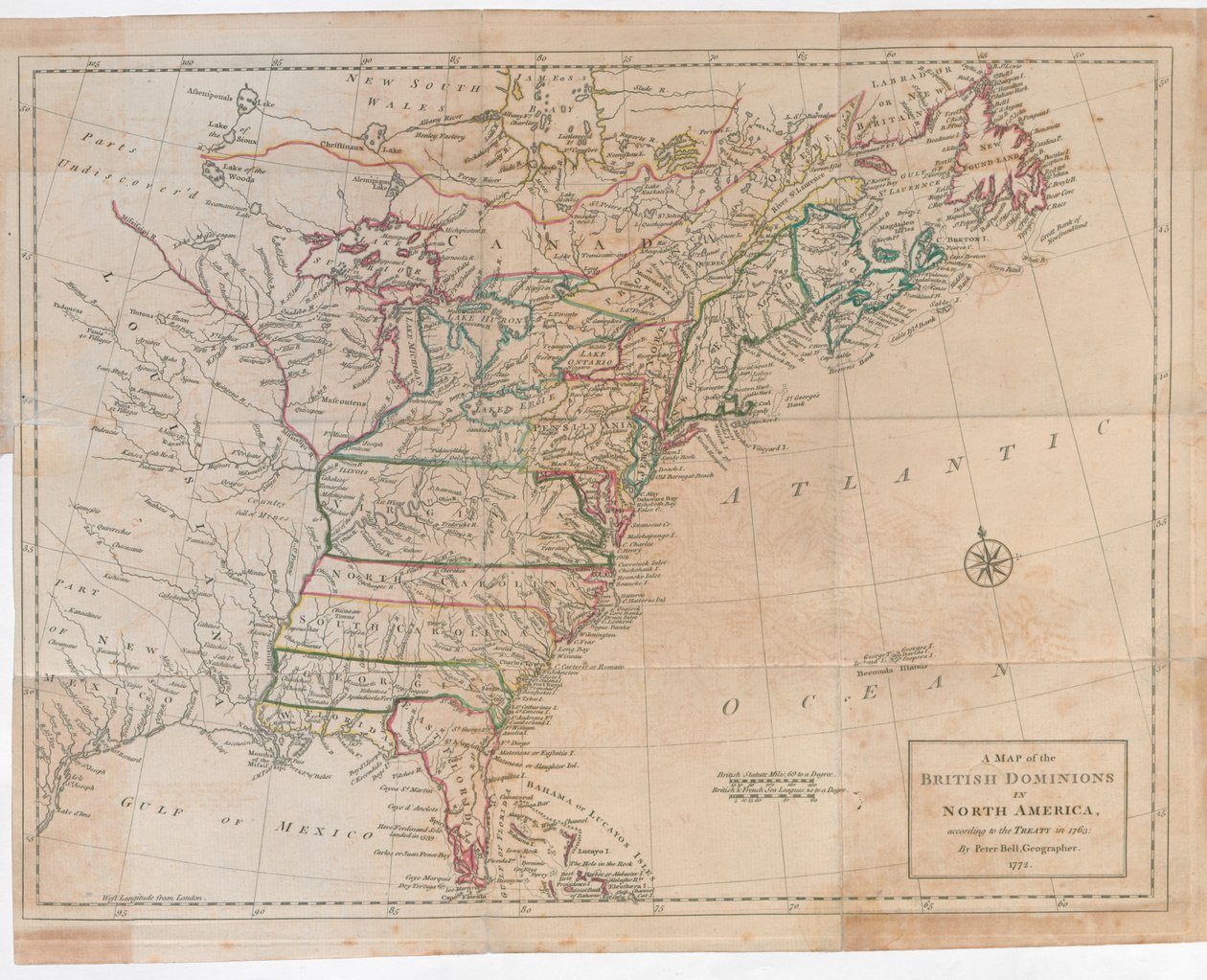 Ein Satz von Plänen und Festungen in Amerika, reduziert aus tatsächlichen Erhebungen. 1765 von English School