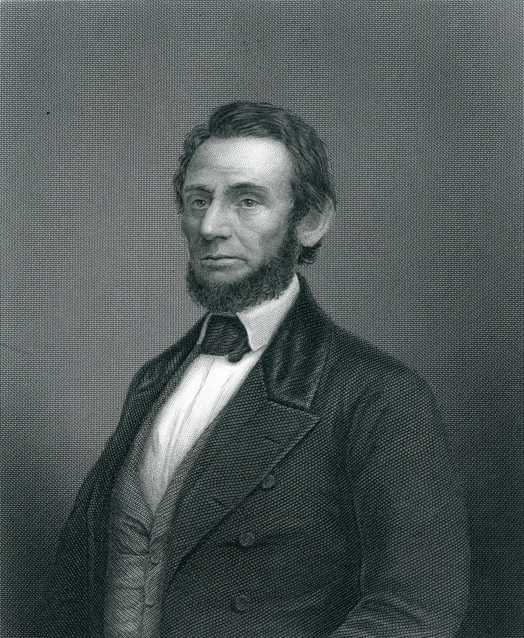 Abraham Lincoln, graviert von H. C. Balding, 19. Jahrhundert von English School