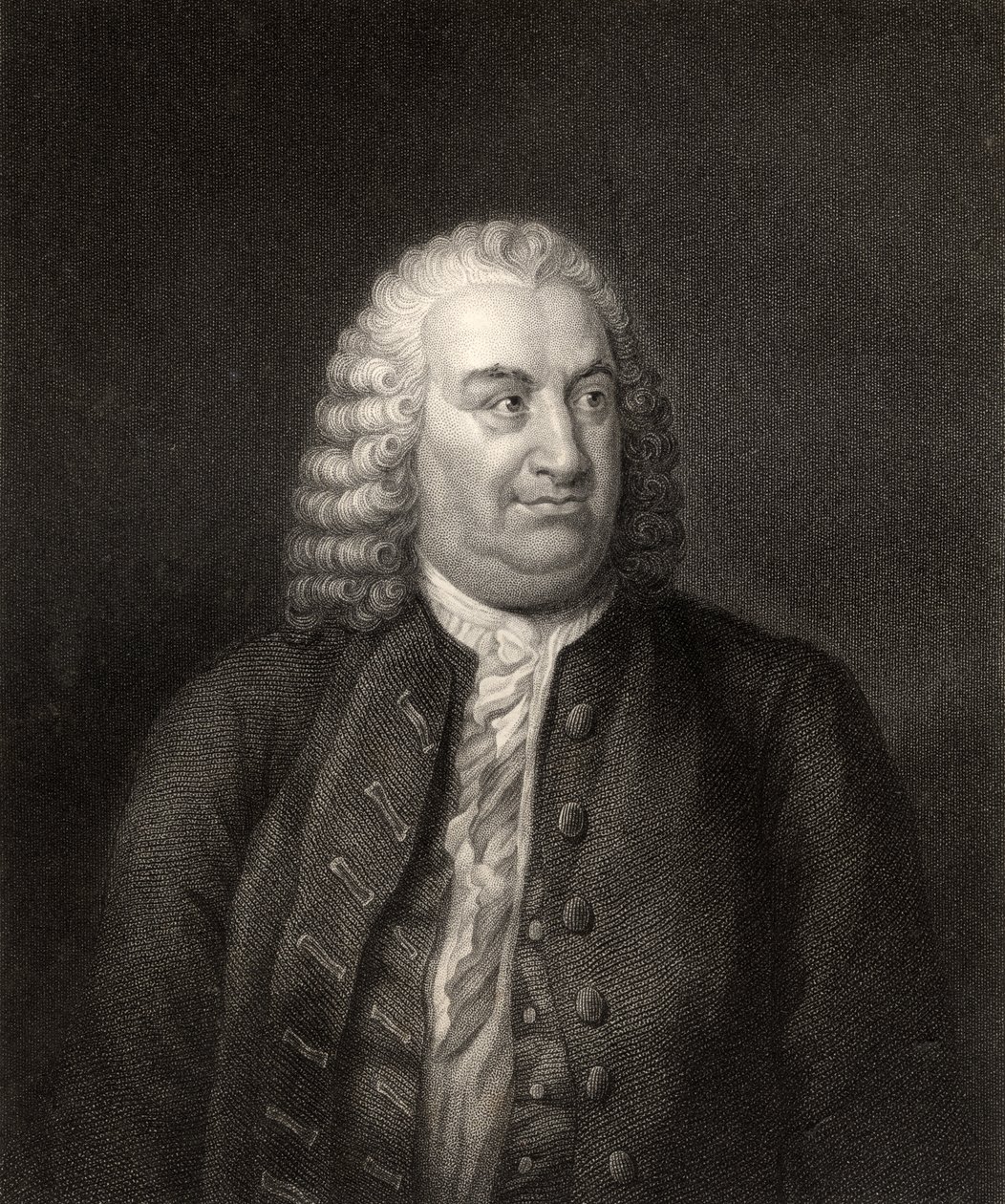 Albert de Haller, graviert von W. Holl, aus 