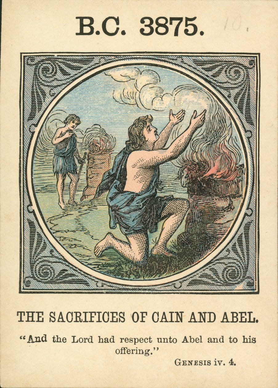 Anno Mundi: 3875 v. Chr., Die Opfer von Kain und Abel von English School