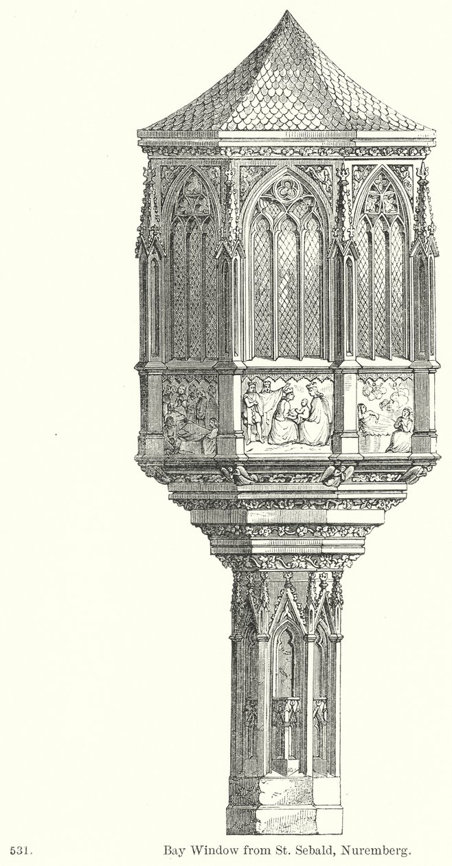 Erkerfenster von St. Sebald, Nürnberg von English School