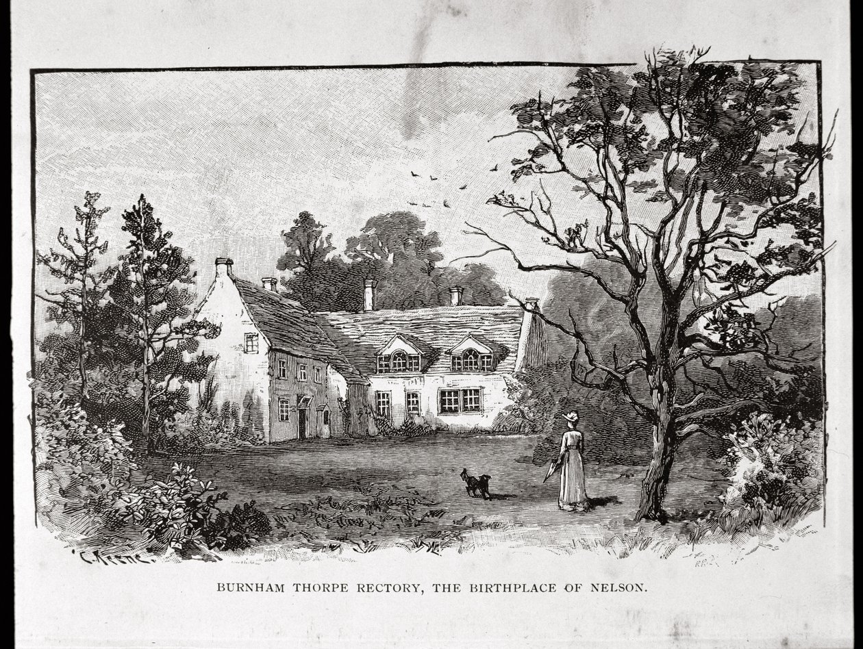 Burnham Thorpe Pfarrhaus, Nelsons Geburtsort von English School