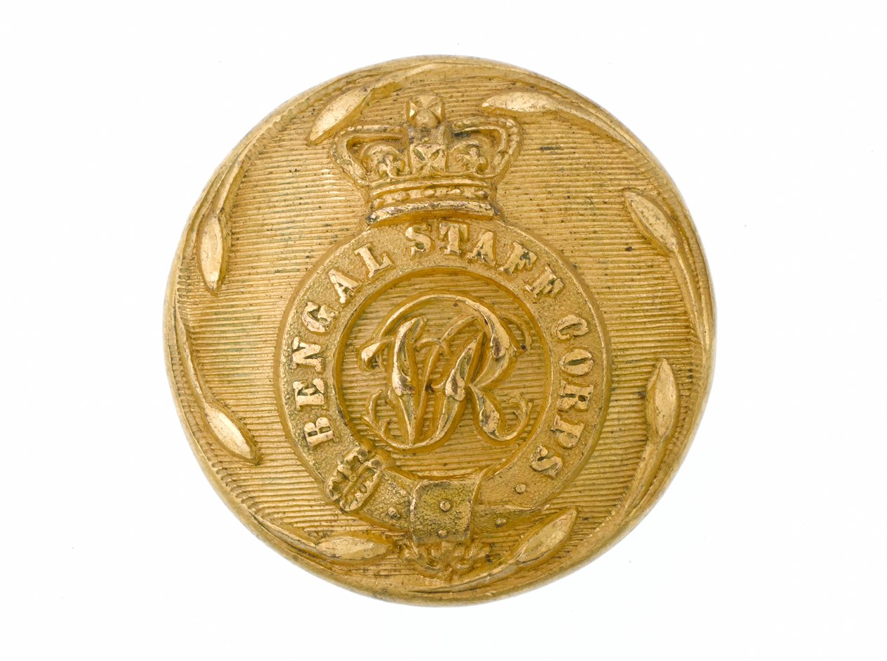 Knopf, Bengal Staff Corps, 1861-1876 von English School