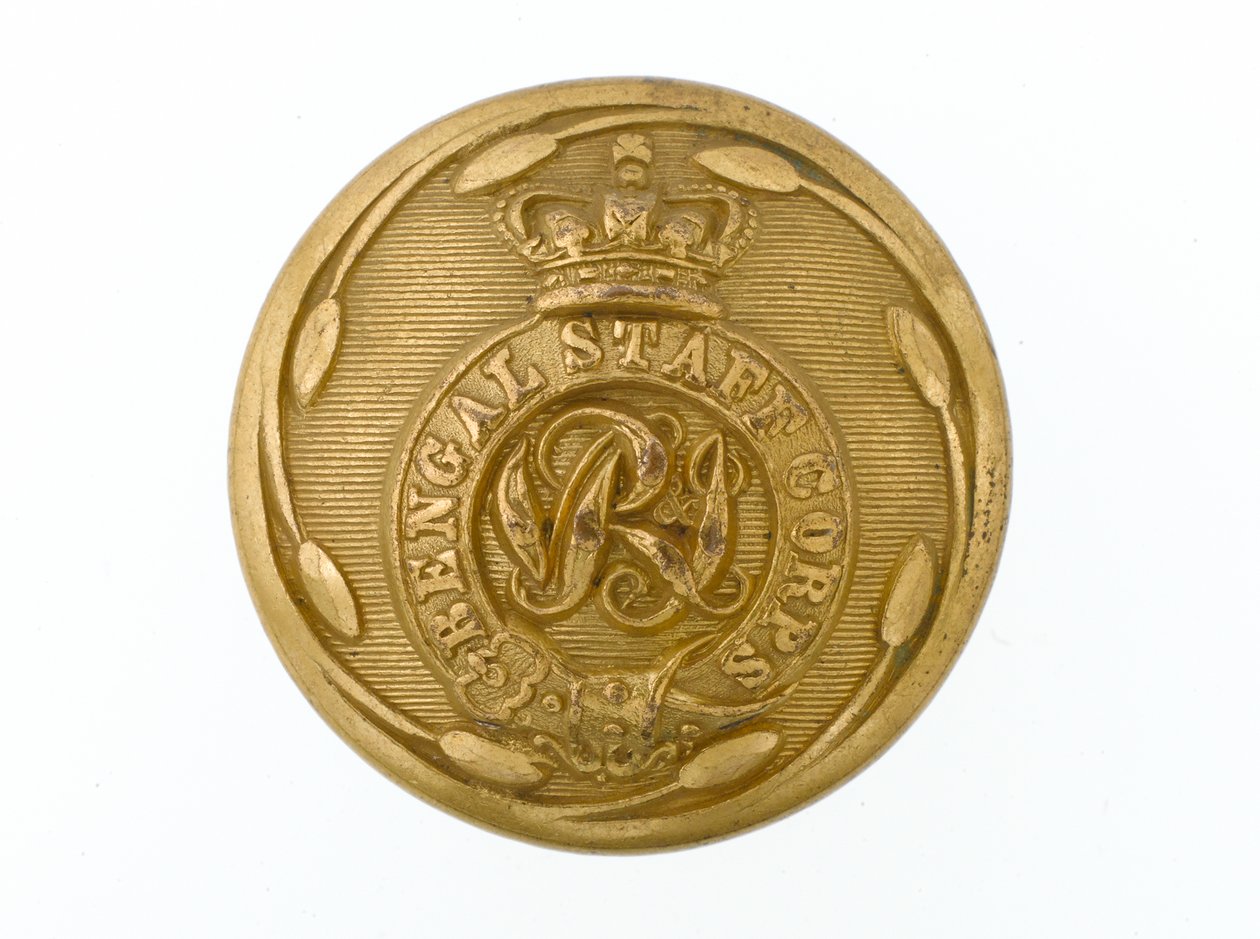 Knopf, Bengal Staff Corps, 1876-1891 von English School