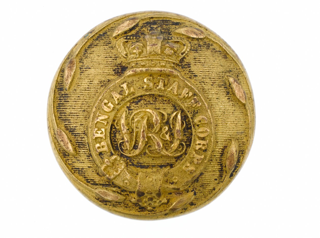 Knopf, Bengal Staff Corps, 1876-1891 von English School