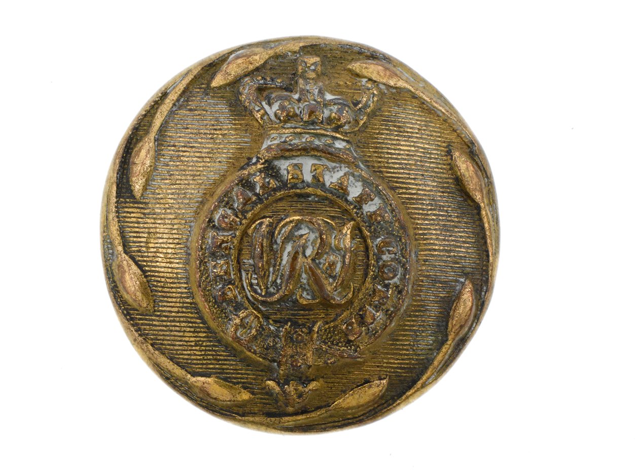 Knopf, Bengalischer Stabskorps, 1876-1891 von English School