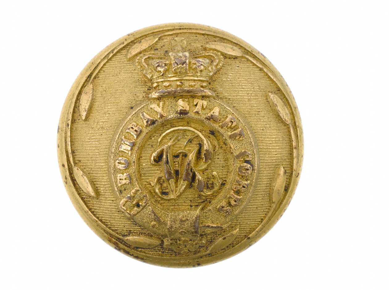 Knopf, Bombay Staff Corps, 1861-1876 von English School