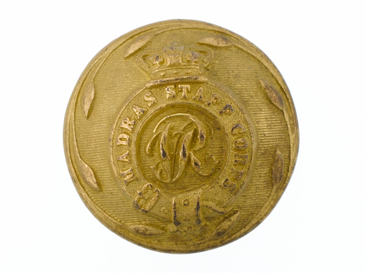 Knopf, Madras Staff Corps, 1861-1876 von English School