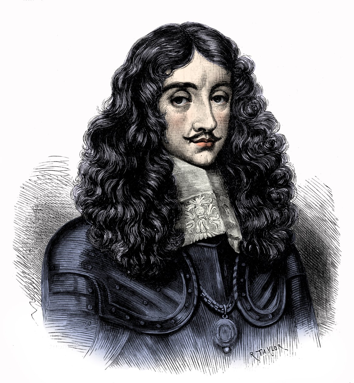 Karl II., König von England, Illustration aus 