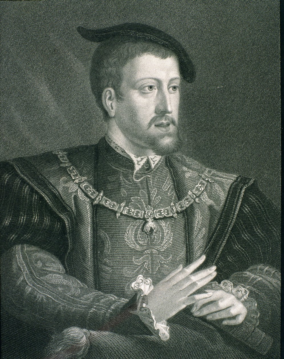 Karl V. (1500-58) Heiliger Römischer Kaiser und König von Spanien, aus 