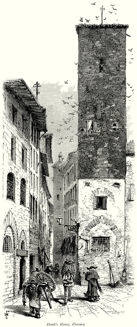 Dantes Haus, Florenz von English School