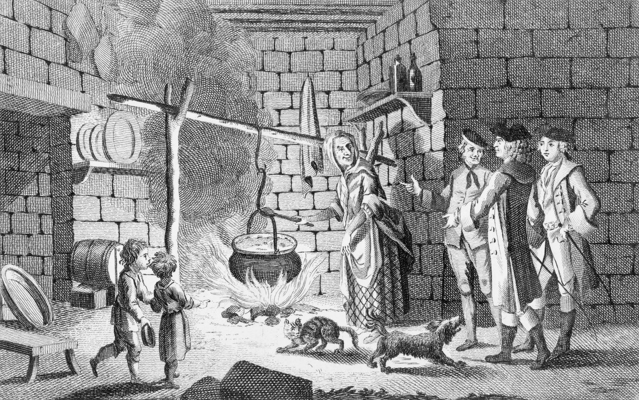 Dr. Samuel Johnsons Einführung in eine Hochlandhütte, aus 