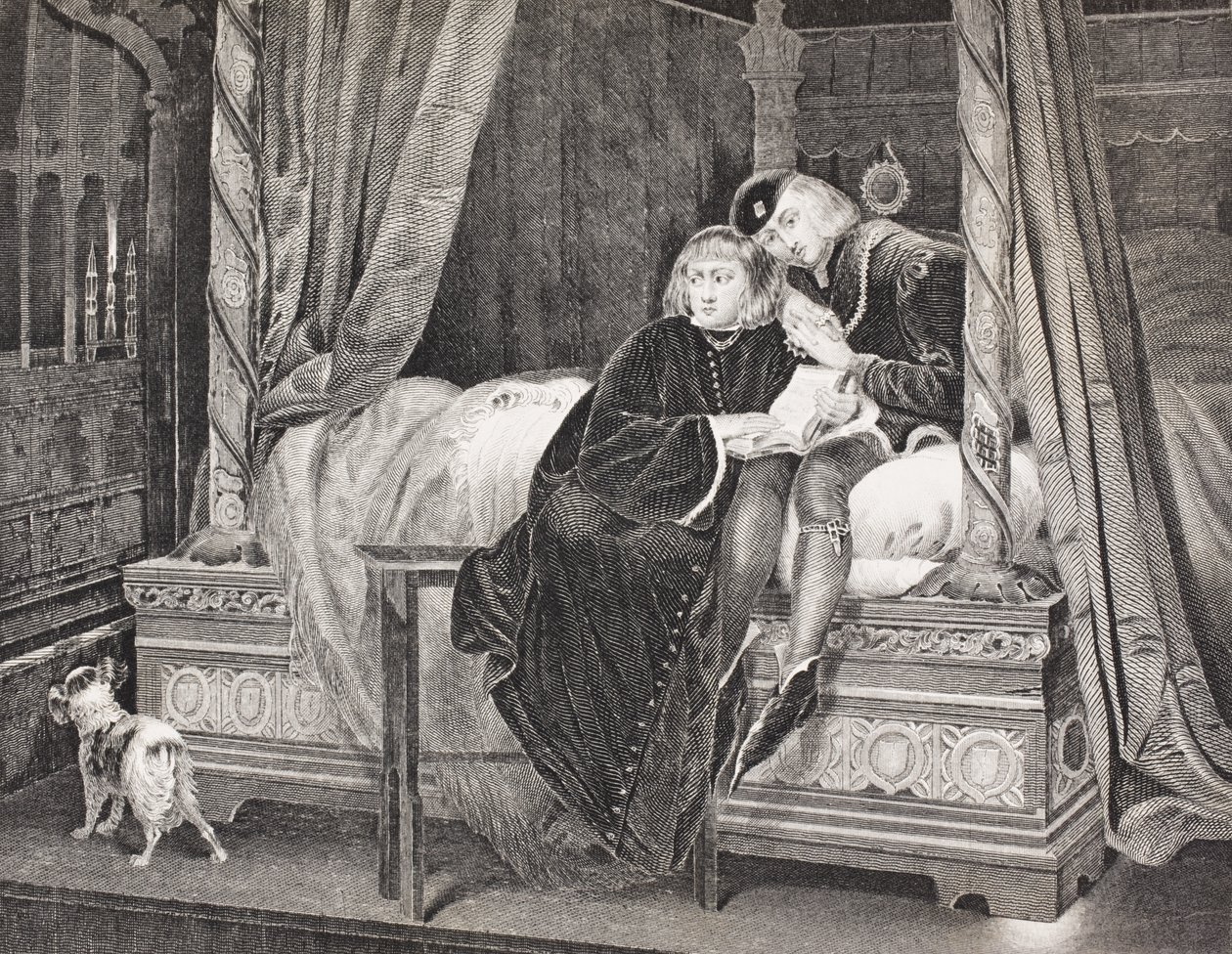 Edward V und Richard, Herzog von York im Tower, aus 