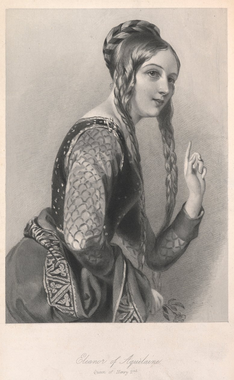 Eleonore von Aquitanien, Illustration aus 