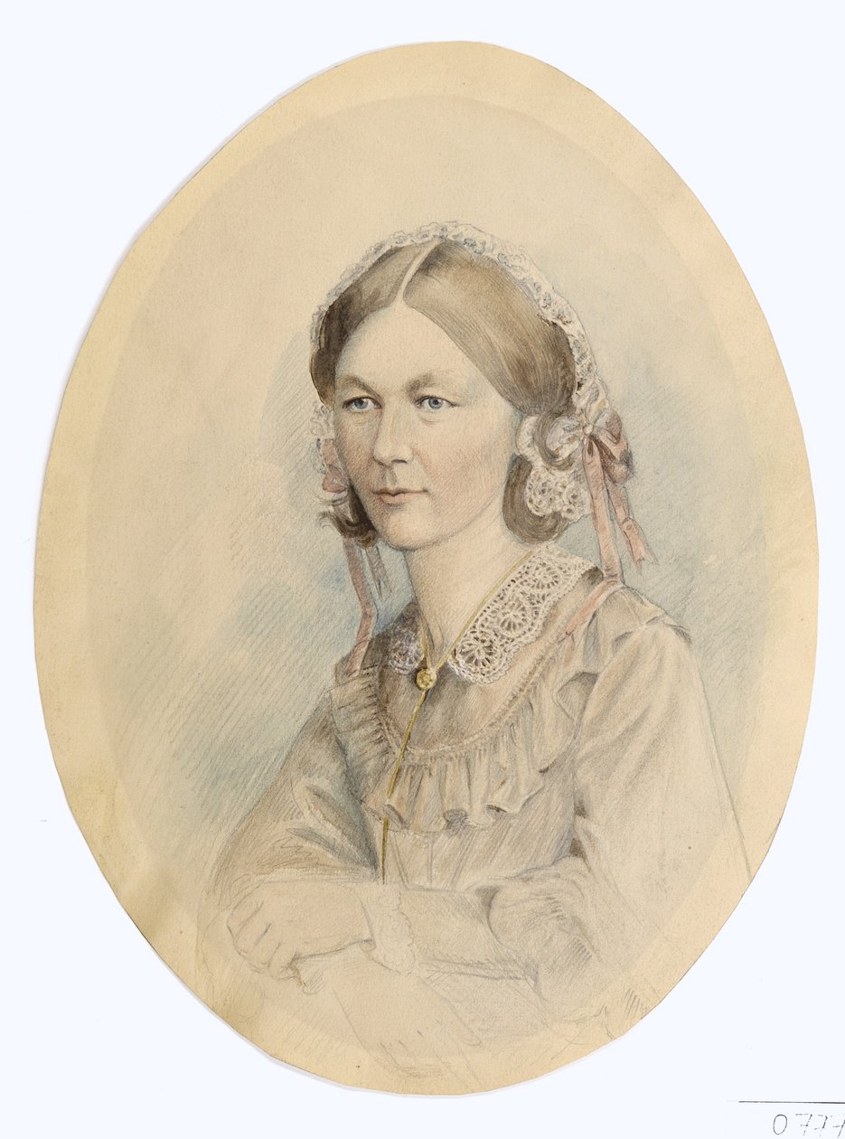 Florence Nightingale, nach einem Foto von Lenthall, 1956 von English School