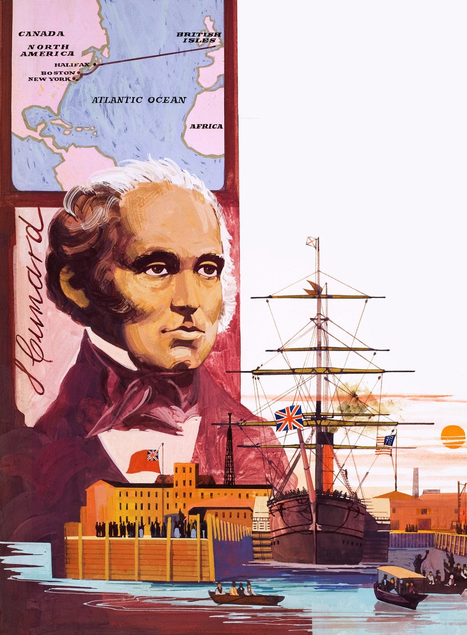 Volldampf voraus, Atlantik-Passagierschiff-Pionier Samuel Cunard von English School
