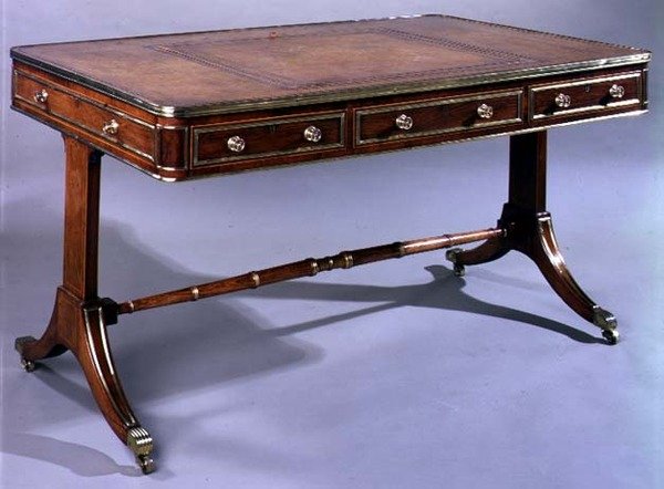 Schreibtisch von George III., frühes 19. Jahrhundert von English School