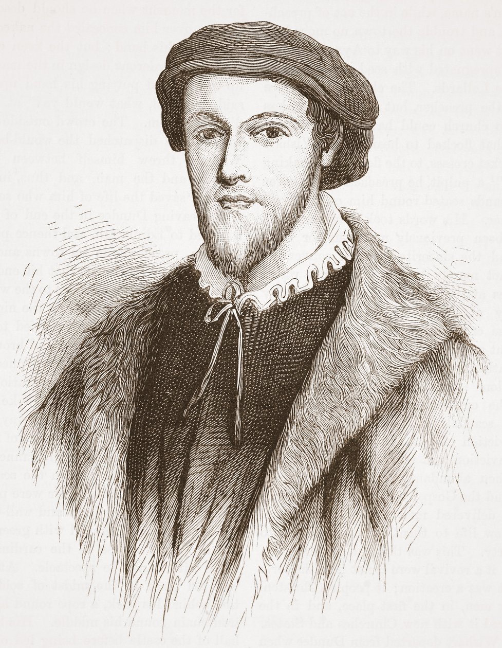 George Wishart, aus einem Druck im Besitz von David Laing, Illustration aus The History of Protestantism von James Aitken Wylie, veröffentlicht 1878 von English School