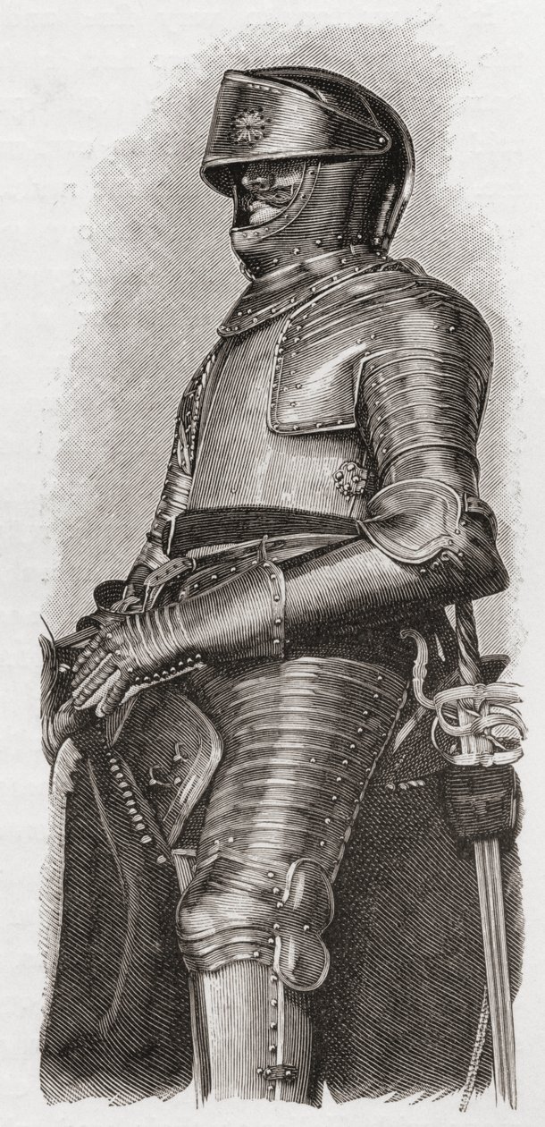 Vergoldete Rüstung, die Karl I. von der Stadt London geschenkt wurde, aus 