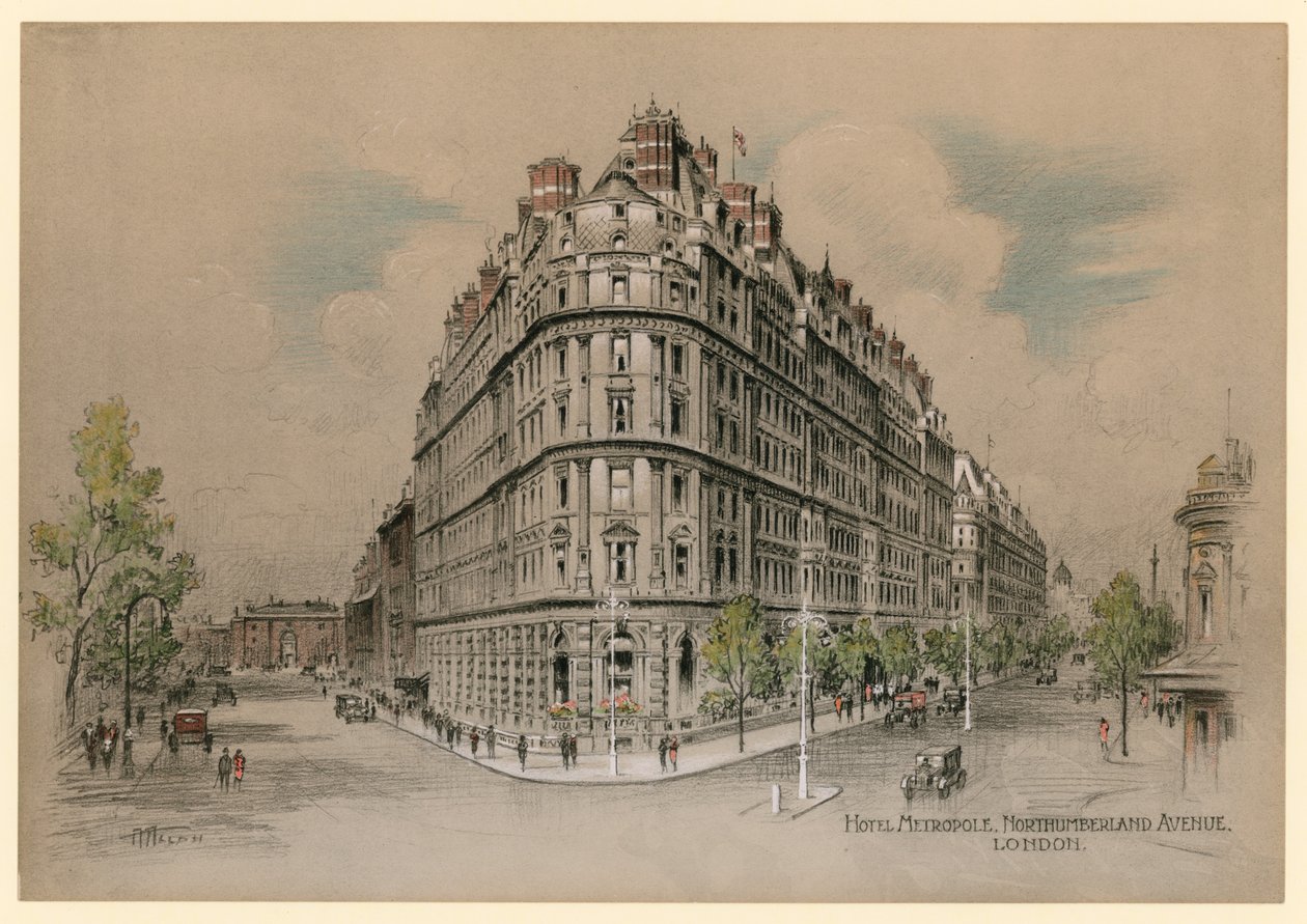 Hotel Metropole, Northumberland Avenue, London von English School