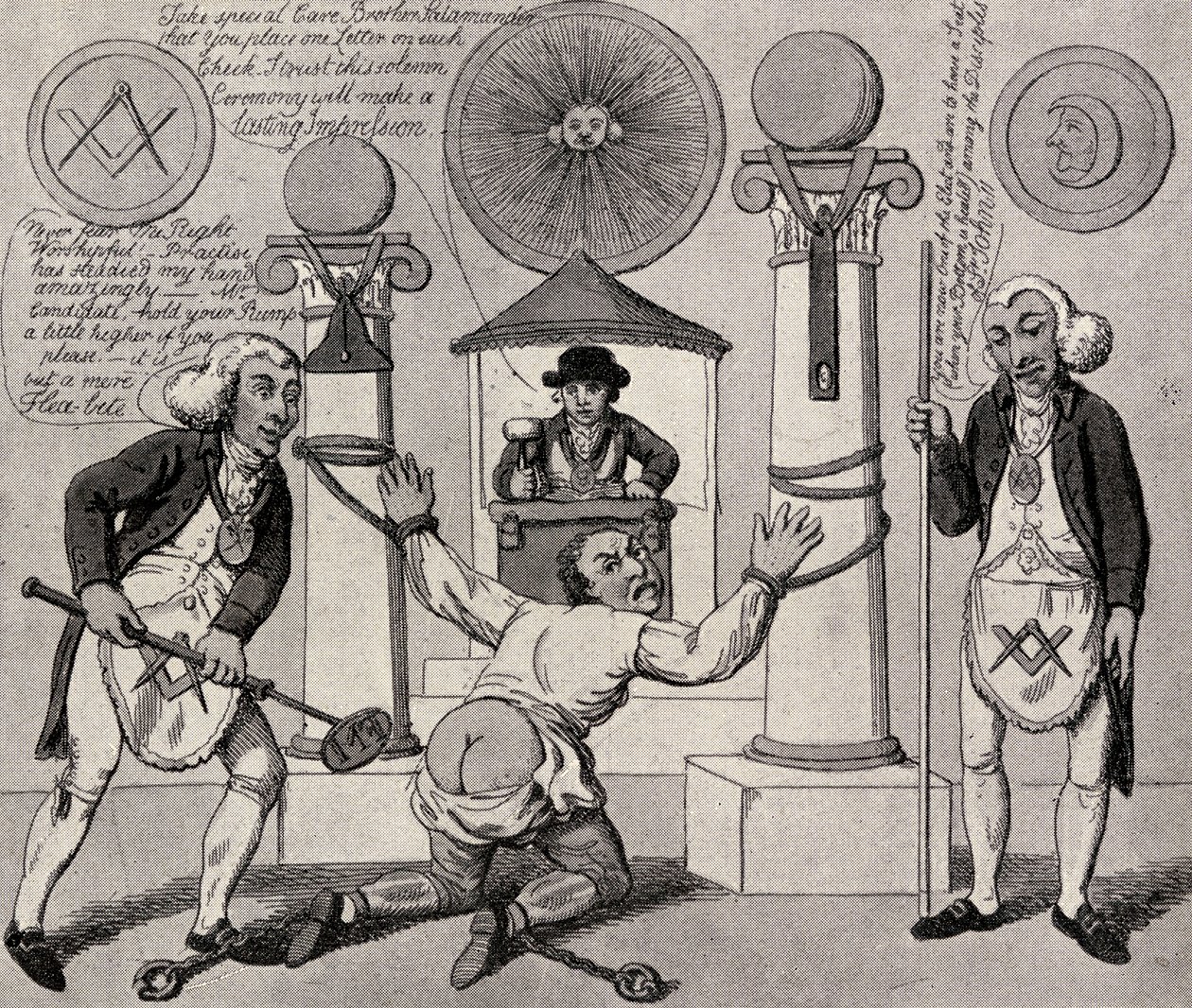 Wie man ein Maurer wird, 1800, aus 