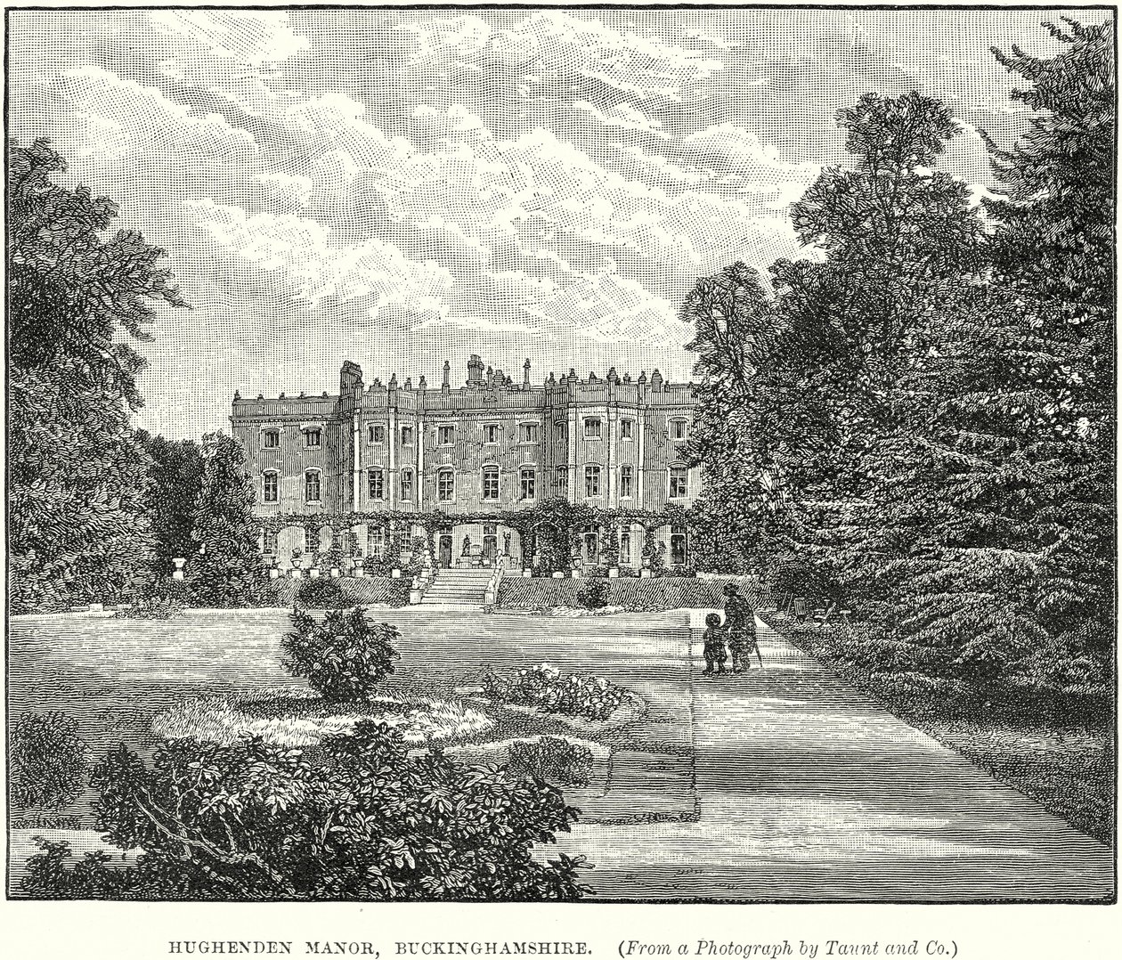 Hughenden Manor, Buckinghamshire (Gravur) von English School