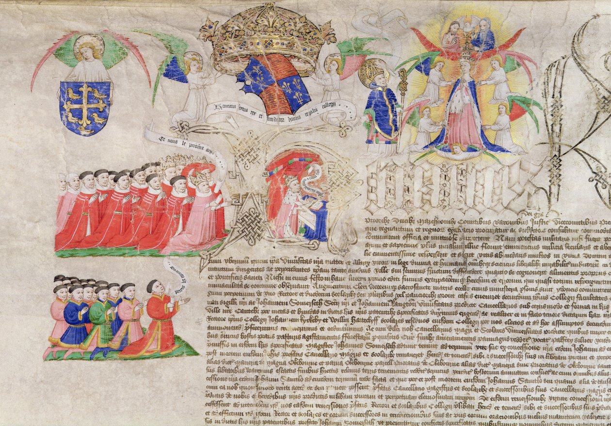 Illumination aus der Charta des King