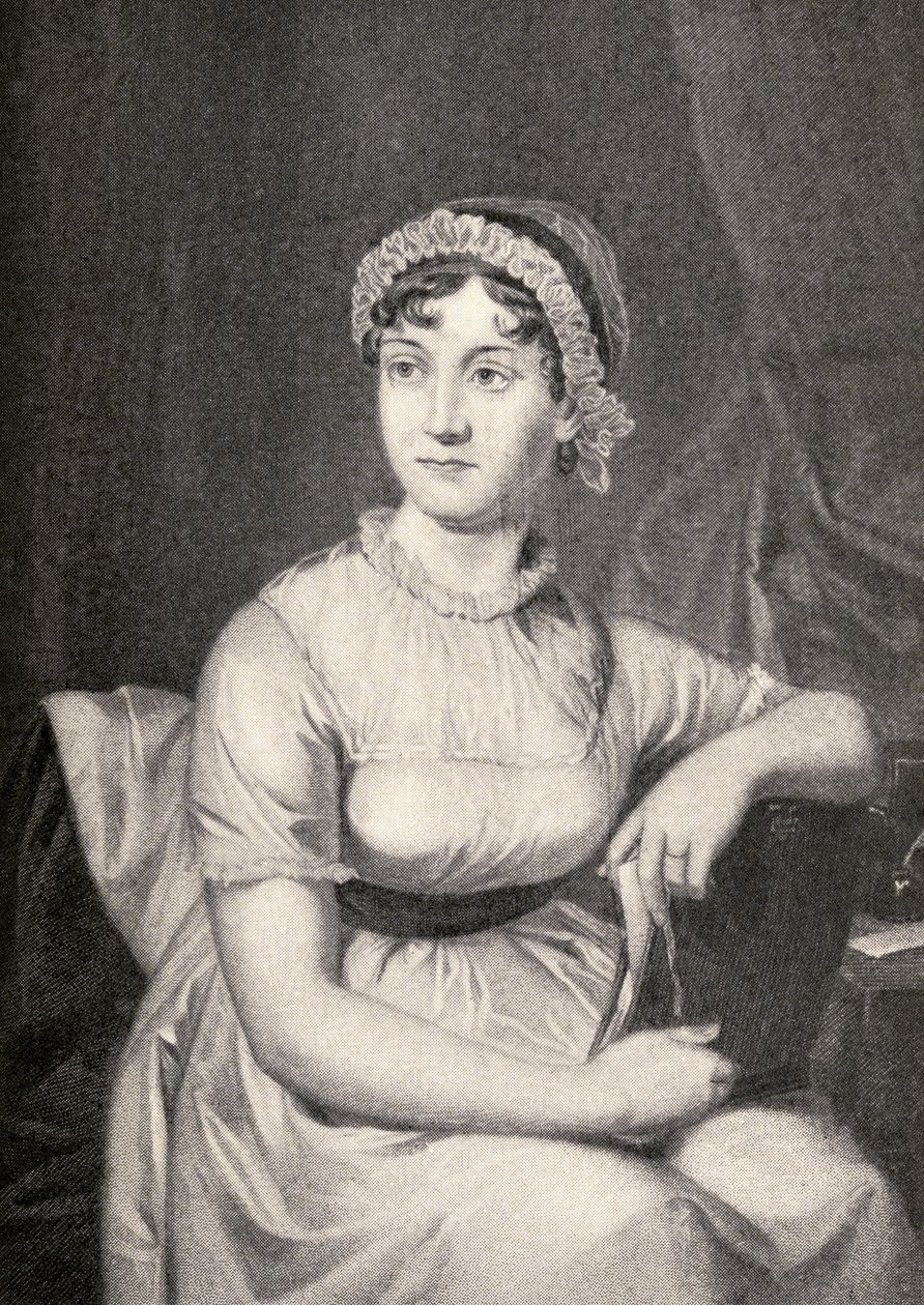 Jane Austen (1775-1817) Illustration aus 