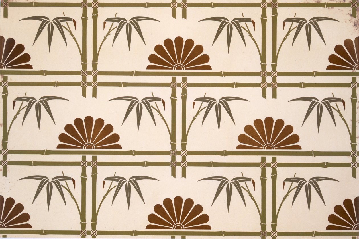 Japanisches Ornament, aus Der praktische Dekorateur und Ornamentist, 1892 von English School