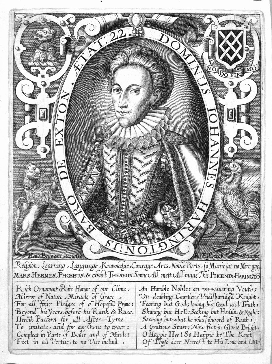 John Harington, 2. Baron Harington von Exton, gestochen von Renold Elstrack, ca. 1610-14 von English School