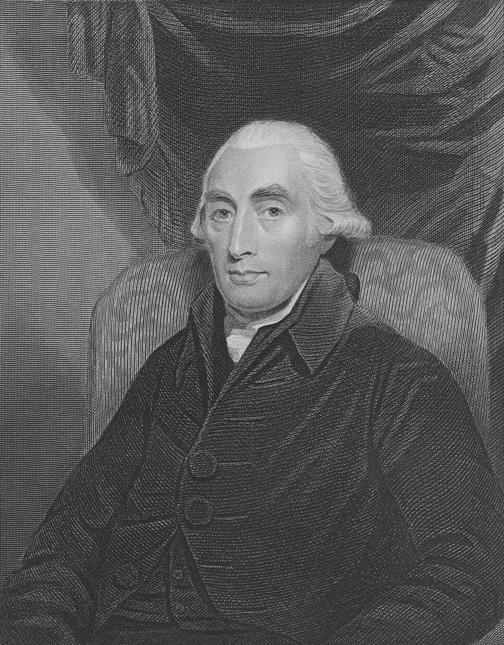 Joseph Black (1728-99) aus der Galerie der Porträts, veröffentlicht 1833 von English School