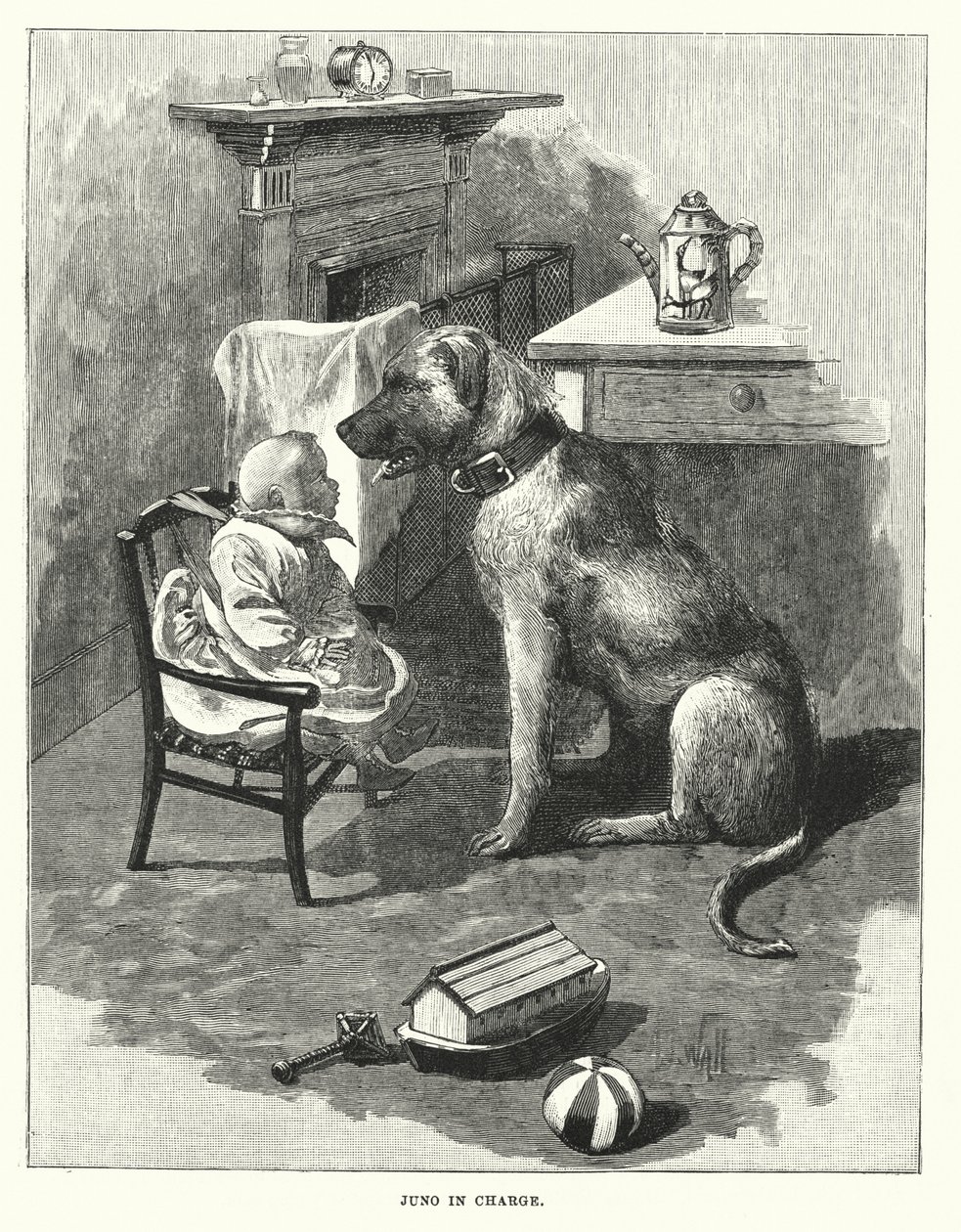 Juno in Charge (Gravur) von English School