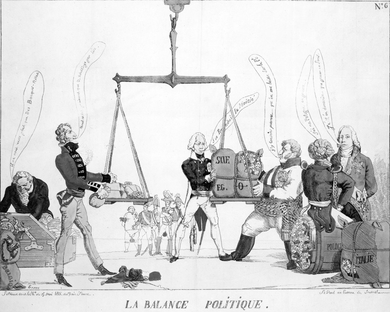 La Balance Politique, 1815 von English School