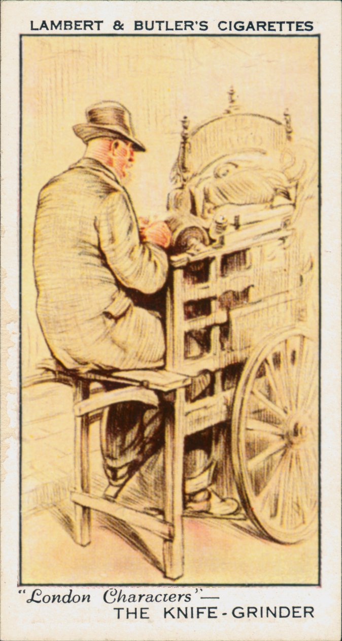 Londoner Charaktere: Der Messerschleifer von English School